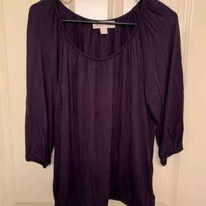 Michael Kors 3/4 Sleeve Shirt- Size M